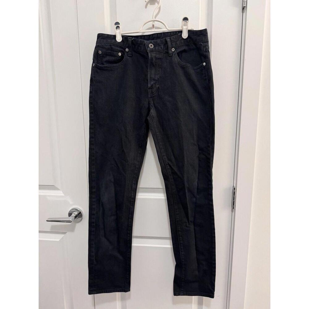 Bonobos Mens Sz 32x32 (31) Jeans Travel Black Stretch Straight